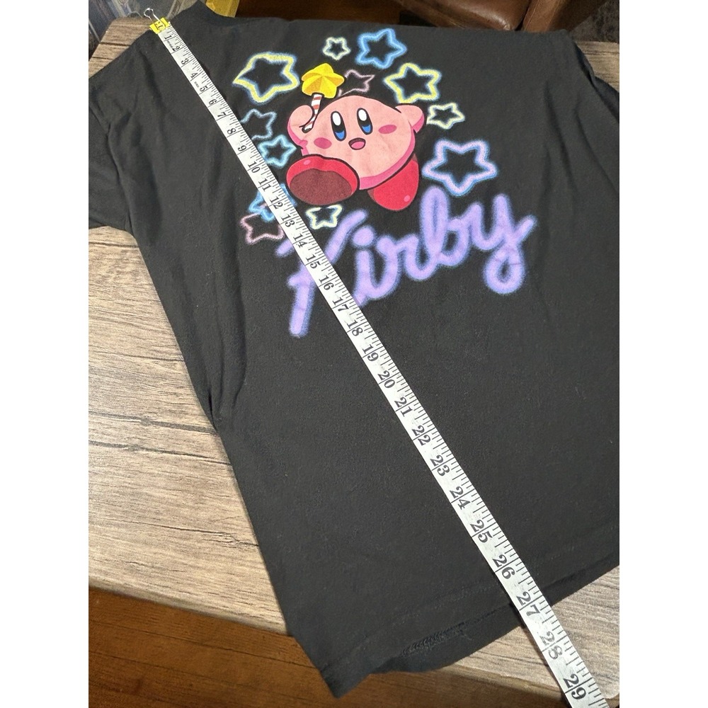 Nintendo Kirby Star Rod Women's Long Sleeve T-Shirt - BoxLunch‎ Exclusive Black - Picture 9 of 9